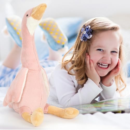 Soft Goose Stuffed Animal Plush Toy - 19.7 Inch Pink Pillow