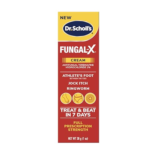 Dr. Scholl's Fungal-X Antifungal Cream for Athlete's Foot Relief - 1 oz