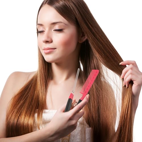 FOMIYES Hair Straightening Comb - Ergonomic Detangling Styling Brush