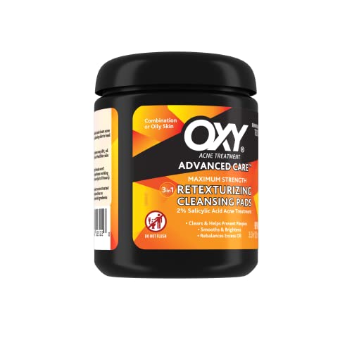 Oxy Maximum Strength Acne Treatment Pads - 90 Count (Pack of 2)