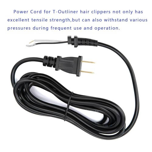 Replacement Power Cord for Andis T-Outliner Hair Clipper 04624