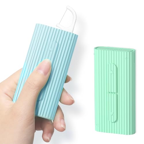 LIAMOSS Portable Dental Floss Picks Dispenser - 20 Count, Hygienic & Refillable