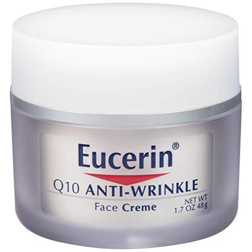 Eucerin Q10 Anti-Wrinkle Face Cream, 1.7 Oz Jar for Sensitive Skin