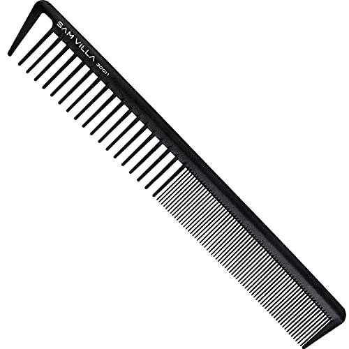 Sam Villa Signature Series Black Professional Hair Cutting & Parting Comb - 1 Pack