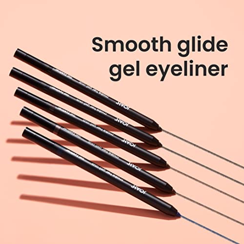 JOAH Gel Eyeliner Espresso - Waterproof, Self-Sharpening Pencil (Pack of 2)