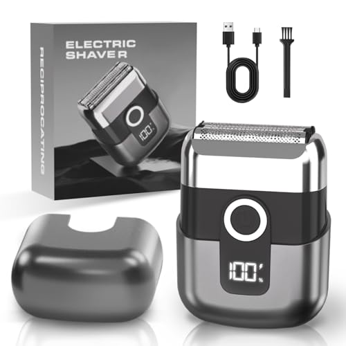 LYRSLF Portable Electric Foil Shaver for Men, Wet & Dry 3-Blade Razor