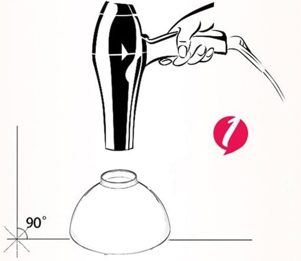 Universal Hair Dryer Diffuser for Curly Hair - Adaptable Attachment for Optimal Styling | Black