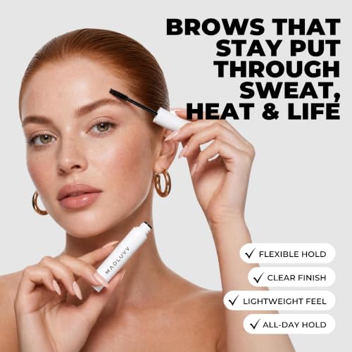 MADLUVV Laminate Me Clear Eyebrow Gel - Long-Lasting Medium Hold Formula