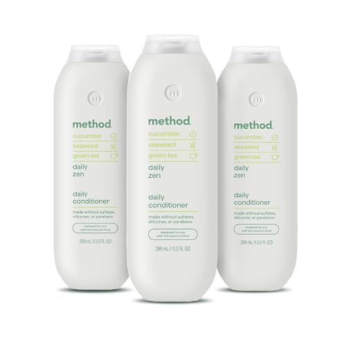Method Daily Zen Conditioner - Nourishing & Hydrating Hair Care, 13.5 fl oz, 3 Pack