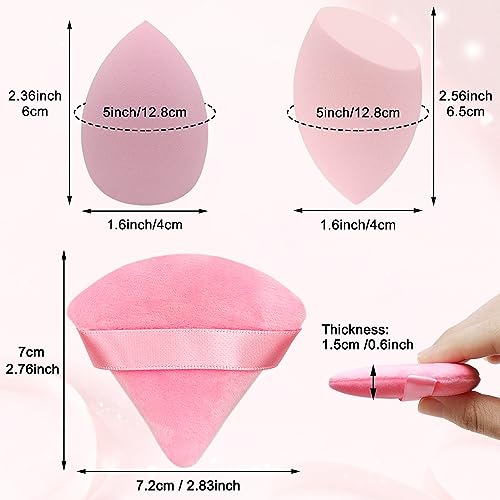 Professional Makeup Sponge Set - 12 Soft Blending Applicators