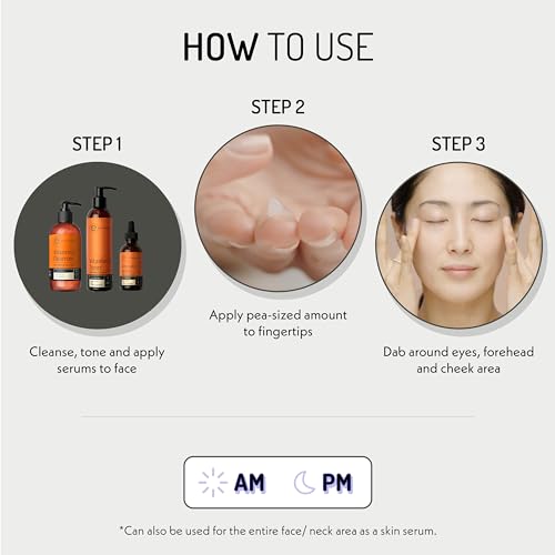 Eve Hansen Anti-Aging Eye Gel with Peptides & Hyaluronic Acid, 0.5 oz