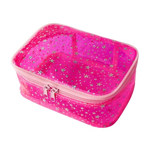 Holographic Makeup Bag - Waterproof Clear Cosmetic Pouch