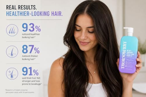 Rosemary & Biotin Shampoo for Thinning Hair - Thicker, Fuller Hair