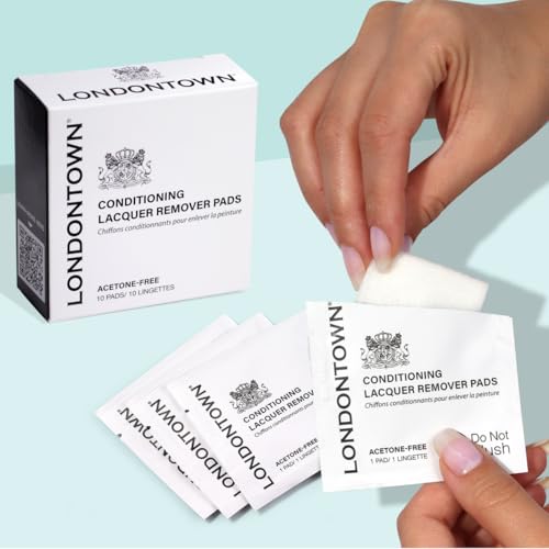 LONDONTOWN Strengthening Nail Polish Remover Pads - Non-Acetone