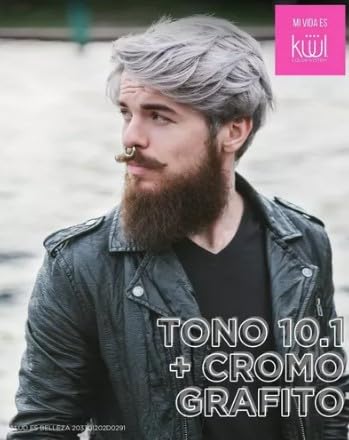 Cromo Grafito Hair Color Dye System - Professional Liquid Formula for Vibrant Permanent Color | 3.04 fl oz
