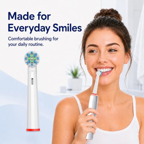 Cellena Replacement Brush Heads for Oral-B Pro & Genius, 8-Pack
