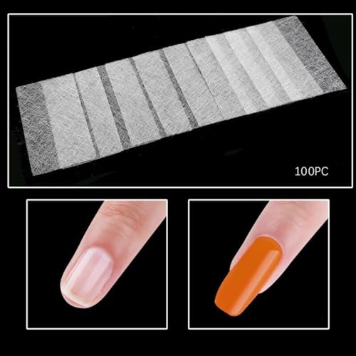 100 Fiberglass Nail Wraps Kit for Extensions & Repairs - DIY