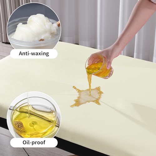 BALAPET White Waterproof PU Leather Lash Bed Sheets for Eyelash & Beauty Beds