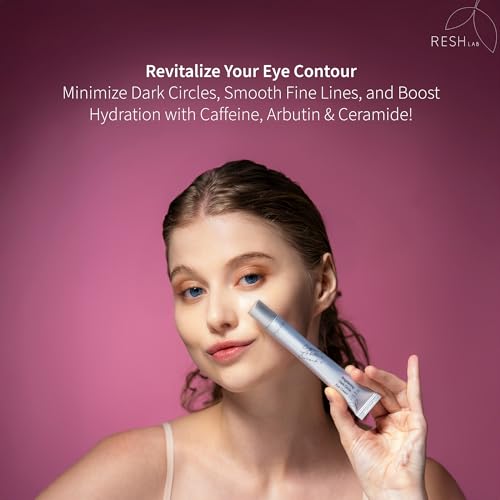 Resh Lab Caffeine Eye Cream for Dark Circles, Puffiness & Fine Lines - 20ml