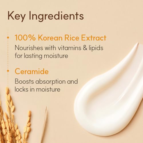 The Face Shop Rice Ceramide Moisturizing Face Cream 1.69 fl oz – Deep Hydration for Sensitive Skin