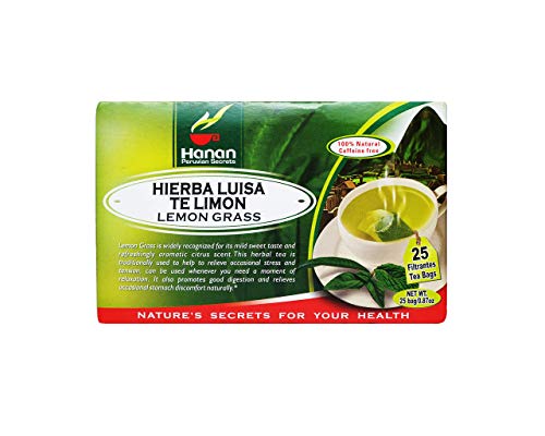 Hanan Peruvian Secrets Natural Lemon Grass Tea - 25 Bags