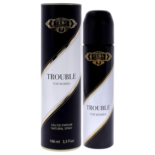 Cuba Trouble Women's Eau de Parfum Spray 3.3 oz - Sensual Fragrance with Jasmine, Cocoa & Tuberose