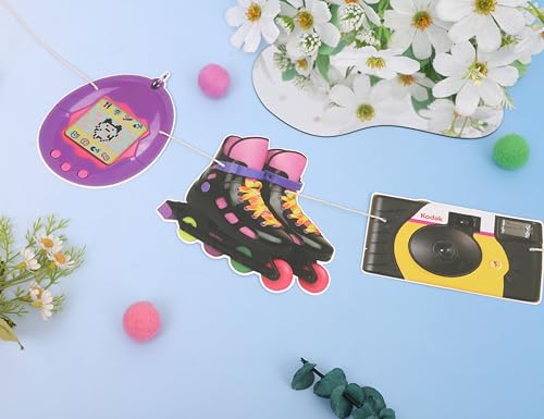 90s Party Decorations Banner - Retro Bachelorette & Birthday Decor