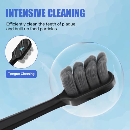 Tetragonal Tree Extra Soft Toothbrushes - 6 Pack for Sensitive Teeth