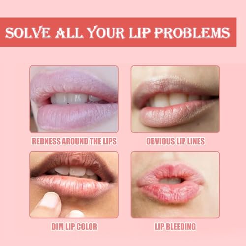 9PCS Bee Lip Balm Set - Moisturizing Honey Pot with Applicator Stick