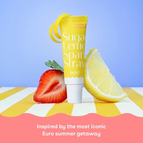 eos Strawberry Limoncello 24H Moisture Super Balm - Hydrating Lip Treatment, 0.35 fl oz