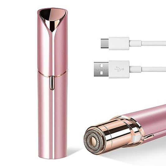 Flawless Facial Hair Remover for Women Painless Face Shaver -Mini Hair Remover, Electric Razor Shaver Portable Bikini Epilator for Lips, Chin, Armpit, Peach Fuzz, Fingers