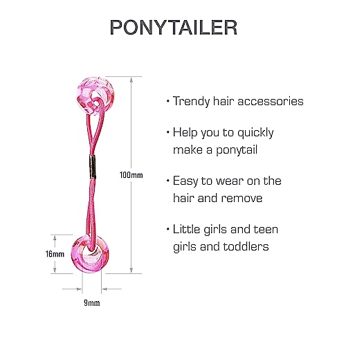 RED by Kiss 10-Piece Colorful Ball Hair Ties for Kids