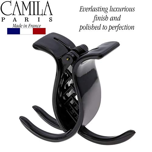 Camila Paris French Hair Clip Combo - 2 Inch Ponytail Holders for Women