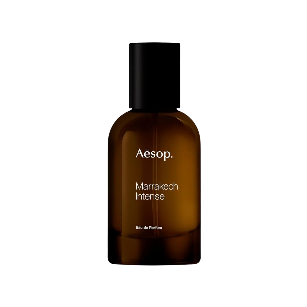 Aesop Marrakech Intense Eau de Parfum | Clove, Sandalwood, and Cardamom Scent | Woody, Spicy, and Floral Aroma | Unisex | 1.6 fl oz