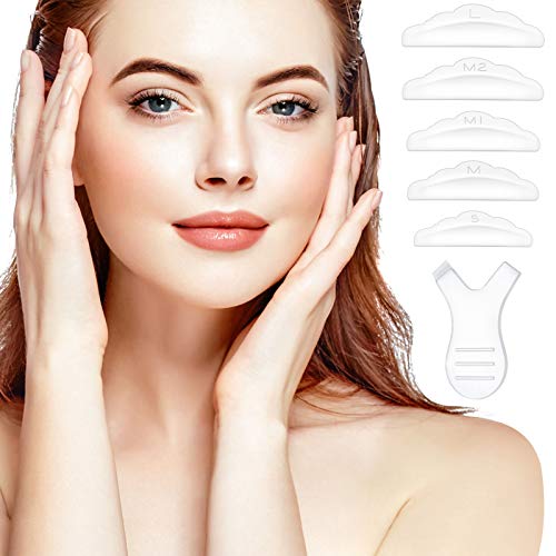 20Pcs Silicone Lash Lift Rods & 30Pcs Y Brush Set for Eyelash Perming