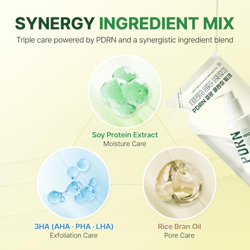 MAKEP:REM PDRN Pore Clay Cleansing Milk 3.38 fl oz Refill - Gentle Deep Pore Detox