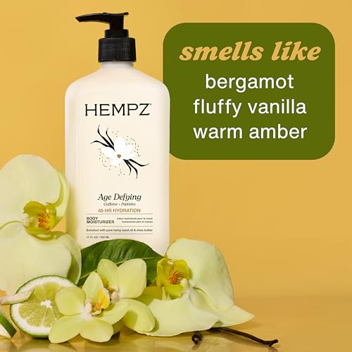 Hempz Age-Defy Body and Hand Lotion with Hemp Seed Oil - 17 oz