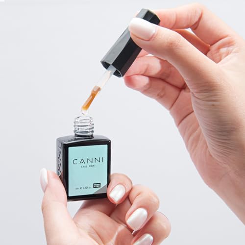 CANNI 9ML Gel Base Coat - UV LED Nail Polish, Strong Adhesion