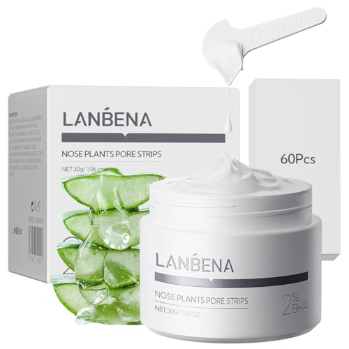 LANBENA Blackhead Remover Peel-Off Mask for Nose and Face, 1.05oz