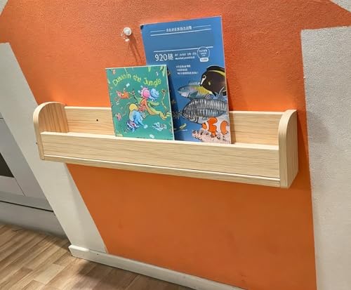Solid Wood Bookshelf Organizer for Kids & Adults - Set of 2