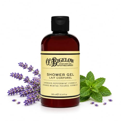C.O. Bigelow Lavender Peppermint Shower Gel 10.1 Fl Oz - Moisturizing Body Wash
