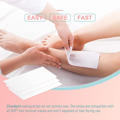 Charmyth Disposable Epilating Wax Strips for Body & Face - 1 Count