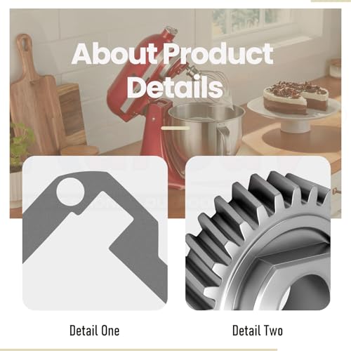Replacement Gear Parts for KitchenAid Stand Mixers - W11086780 & Gasket