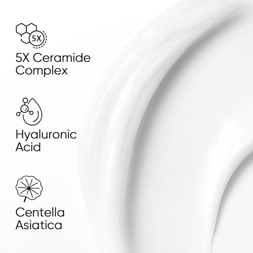 SKINTIFIC 5X Ceramide Barrier Repair Moisturizer - Lightweight Gel for All Skin Types