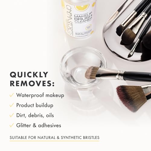Cinema Secrets Makeup Brush Cleaner - 4 Fl Oz Rinse-Free Solution
