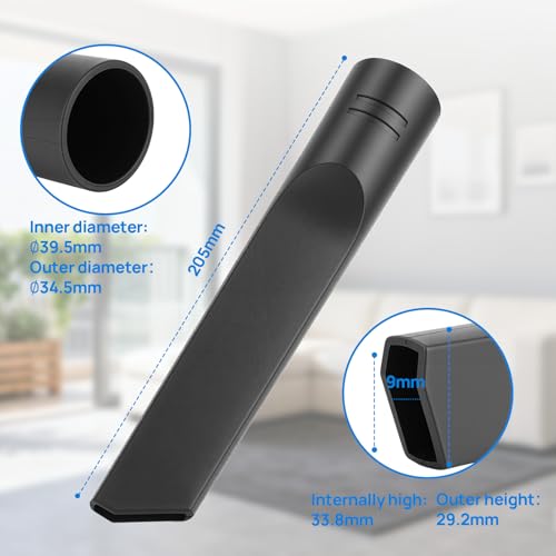 Tbest 35mm Vacuum Crevice Tool for Car Detailing & Home Use