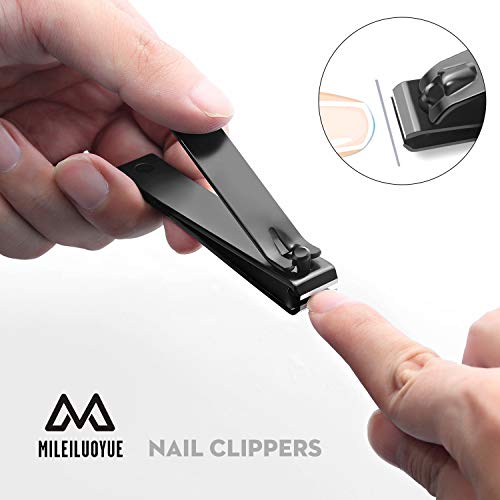 MILEILUOYUE Stainless Steel Nail Clipper Set - 4 Pieces