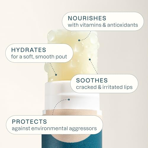 Cliganic Organic Lip Balm Set - 8 Natural Flavors for Soft Lips