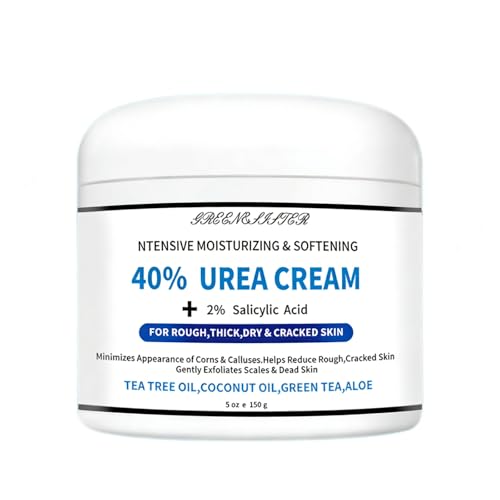 Maximum Strength Urea Cream 40% with Salicylic Acid 2% - Deep Hydration for Feet, Hands, Elbows & Knees