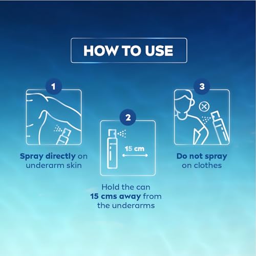 NIVEA MEN Fresh Ocean Deodorant Spray - Long-Lasting Citrus Marine Fragrance, 150ml, Pack of 3